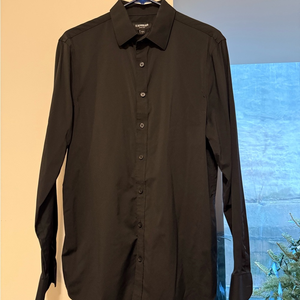 Express Men's Black Shirt